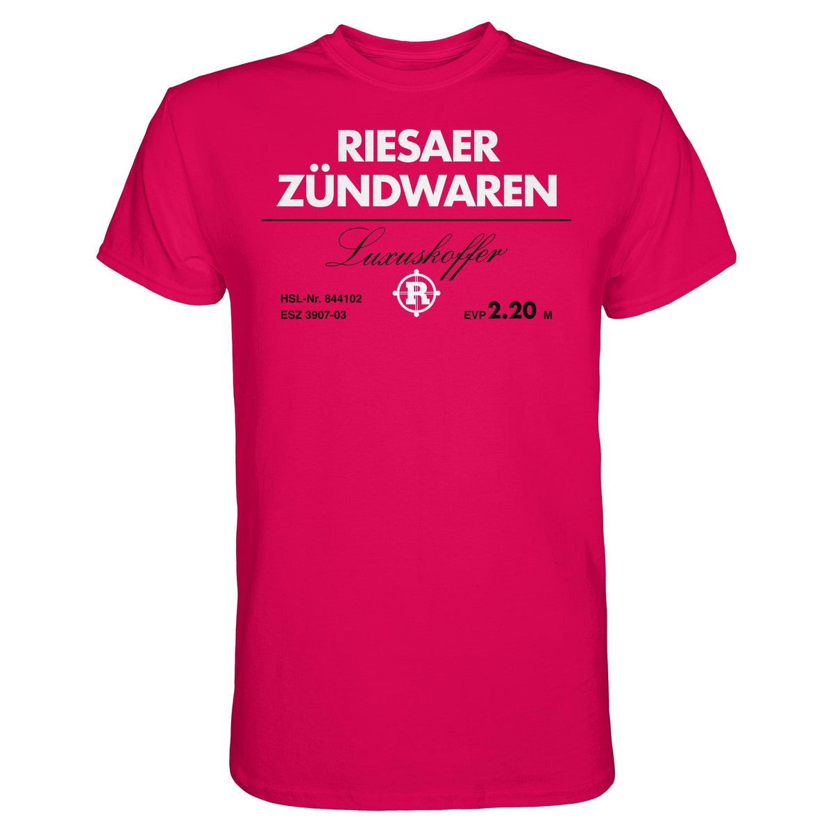 DDR Ostalgie Shirt Unisex • RIESAER ZÜNDWAREN LUXUSKOFFER