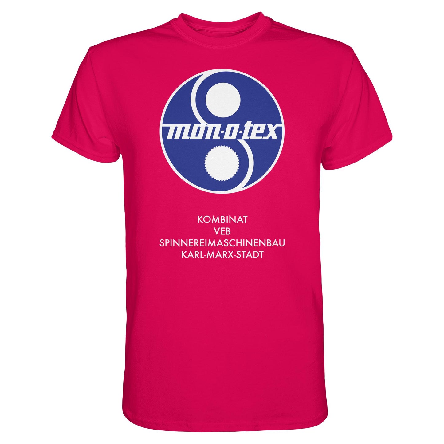 DDR Ostalgie Shirt Unisex • MONOTEX VEB KOMBINAT SPINNEREIMASCHINENBAU KARL-MARX-STADT