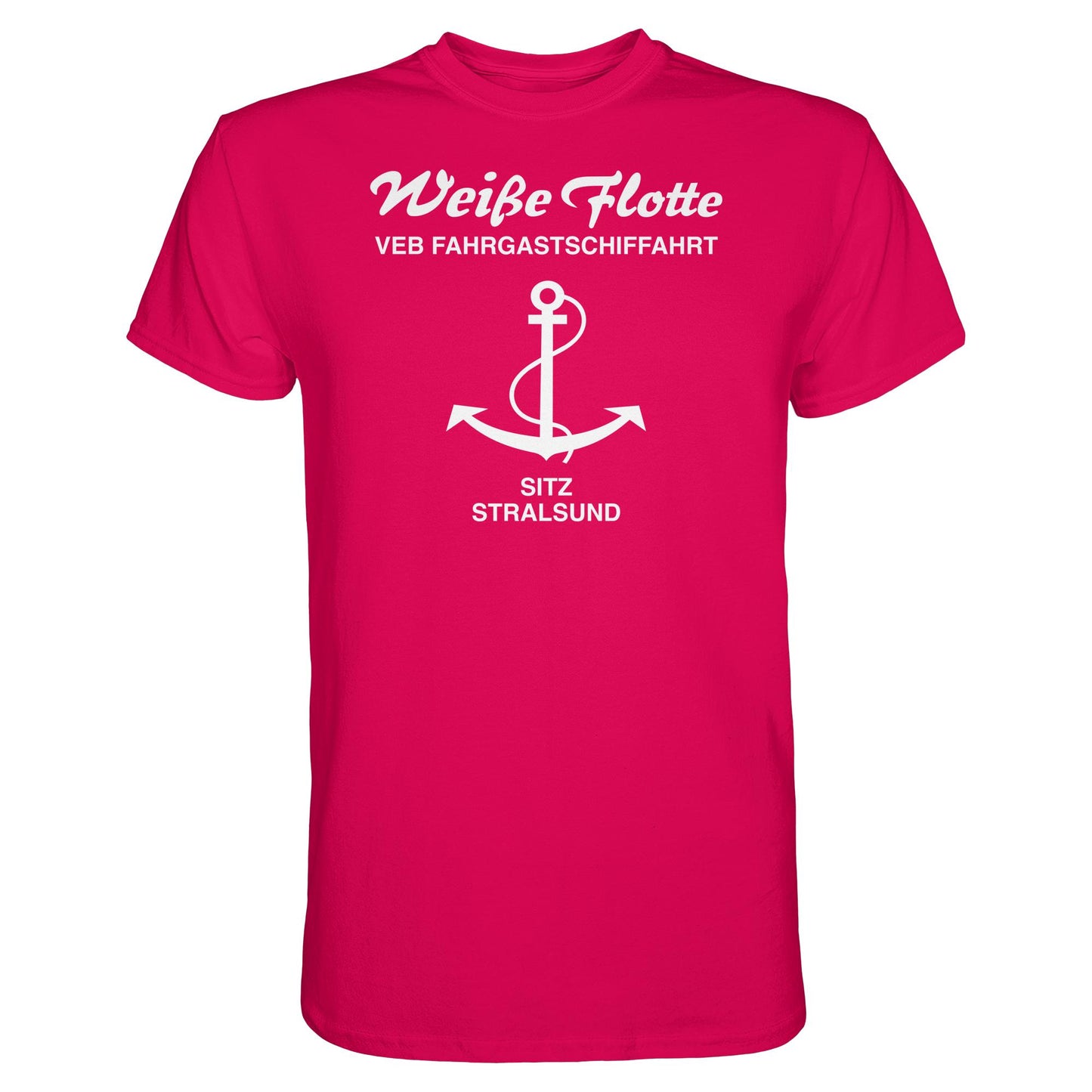 DDR Ostalgie Shirt Unisex • VEB FAHRGASTSCHIFFAHRT, STRALSUND