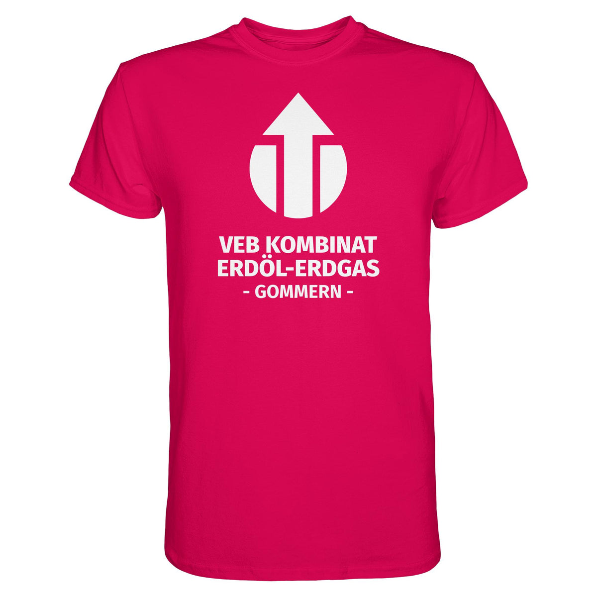 DDR Ostalgie Shirt Unisex • VEB KOMBINAT ERDÖL-ERDGAS GOMMERN