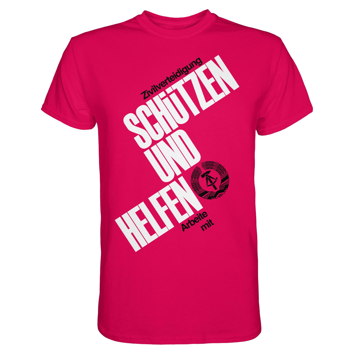DDR-ZIVILVERTEIDIGUNG (ORIGINAL-PLAKAT) | DDR Ostalgie Shirt Unisex