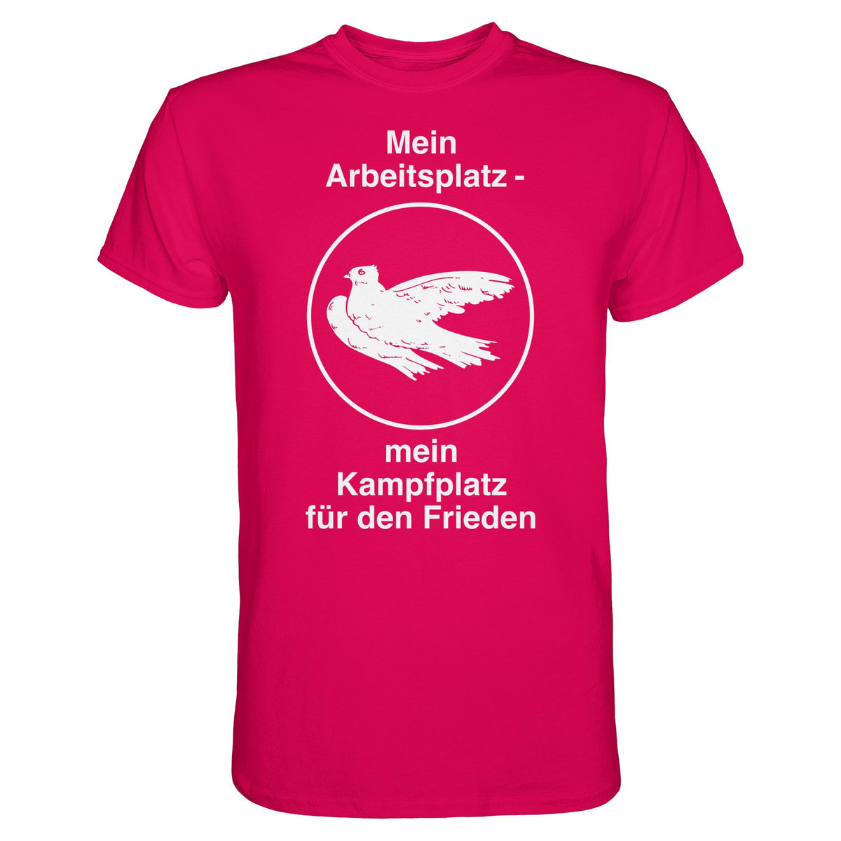 DDR Ostalgie Shirt Unisex • MEIN ARBEITSPLATZ - MEIN KAMPFPLATZ FÜR DEN FRIEDEN