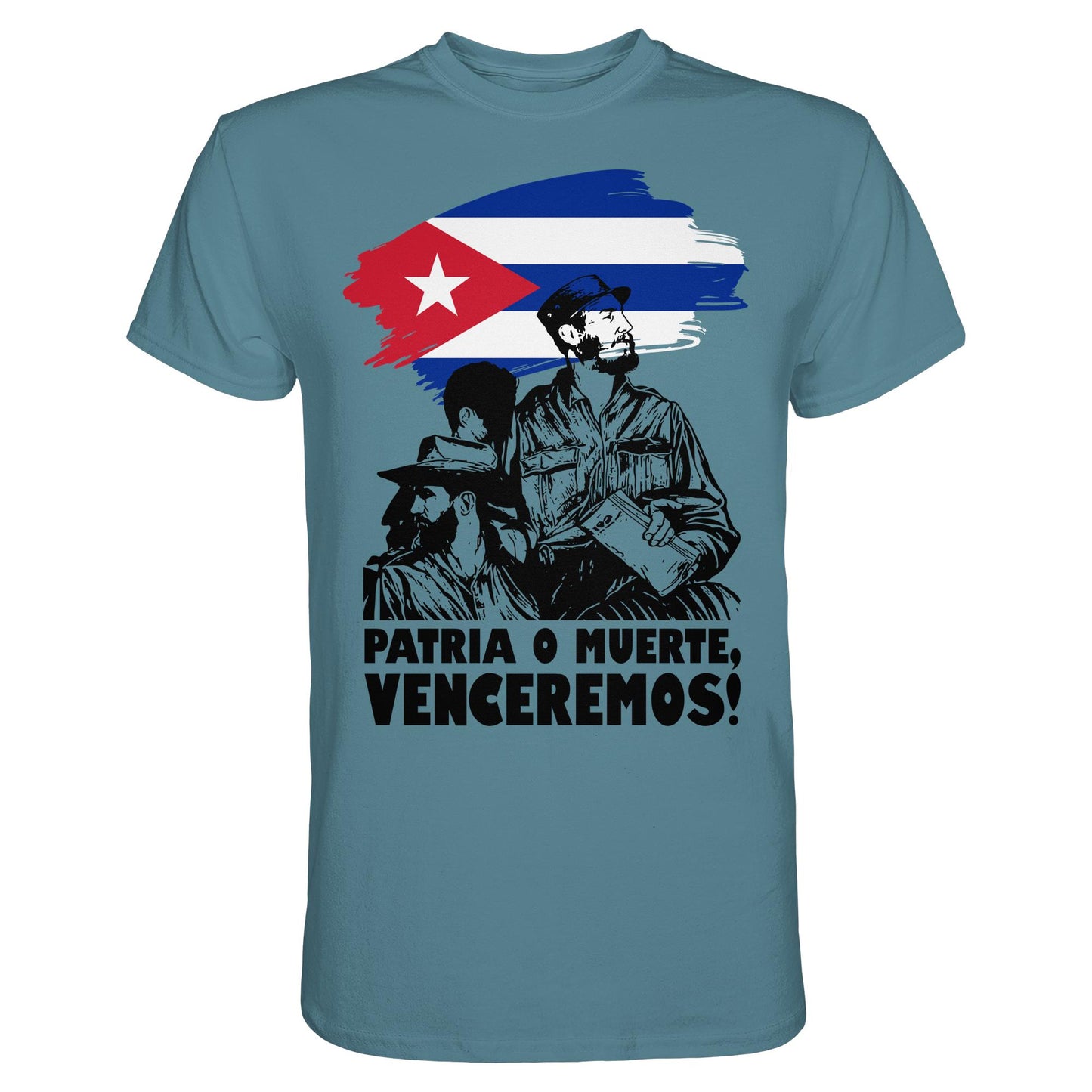 DDR Ostalgie Shirt Unisex • KUBA - PATRIA O MUERTE, VENCEREMOS! (ORIGINAL PLAKAT)