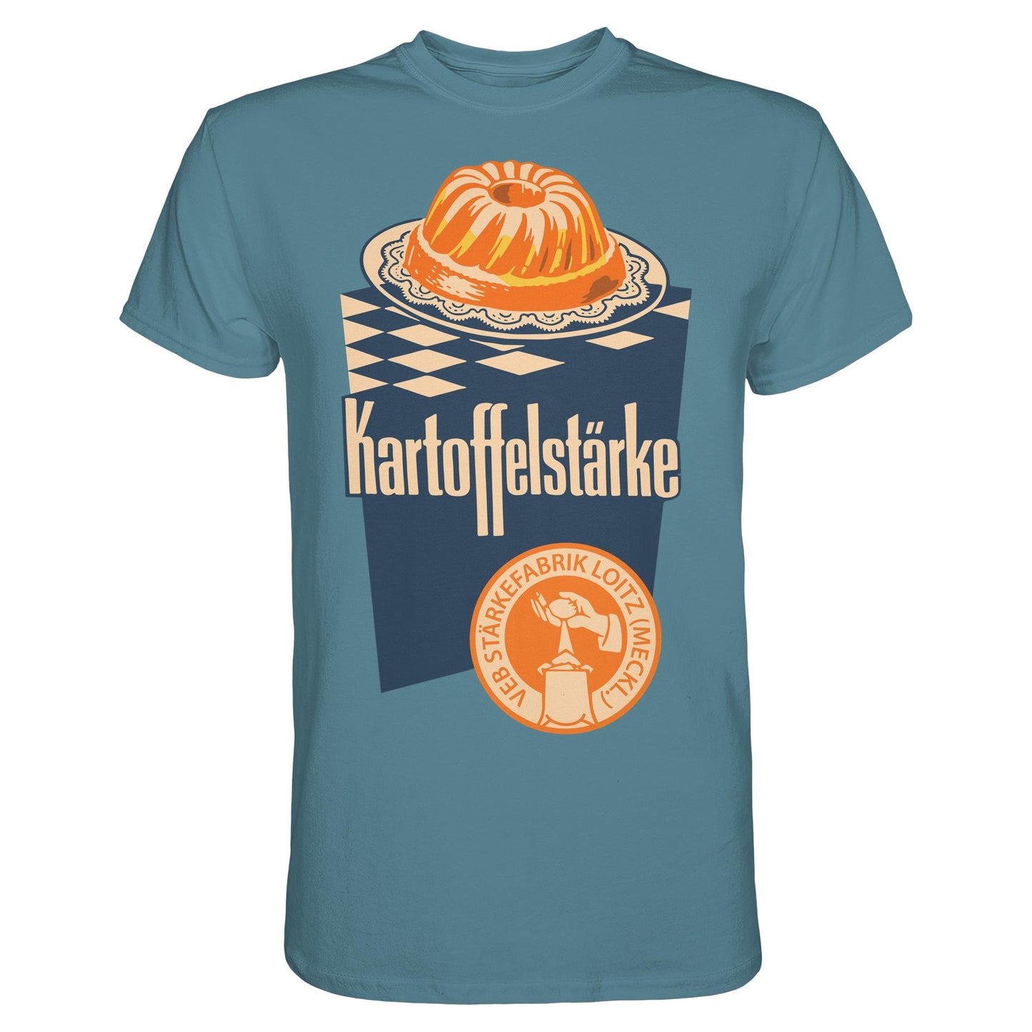 DDR Ostalgie Shirt Unisex • VEB KARTOFFELSTÄRKE - VEB STÄRKEFABRIK LOITZ