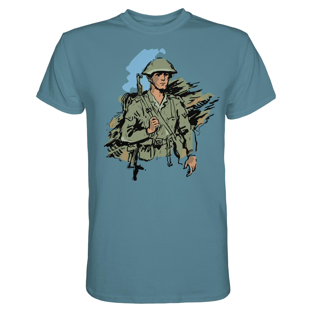 DDR Ostalgie Shirt Unisex • NVA-SOLDAT (ORIGINAL-ILLUSTRATION)