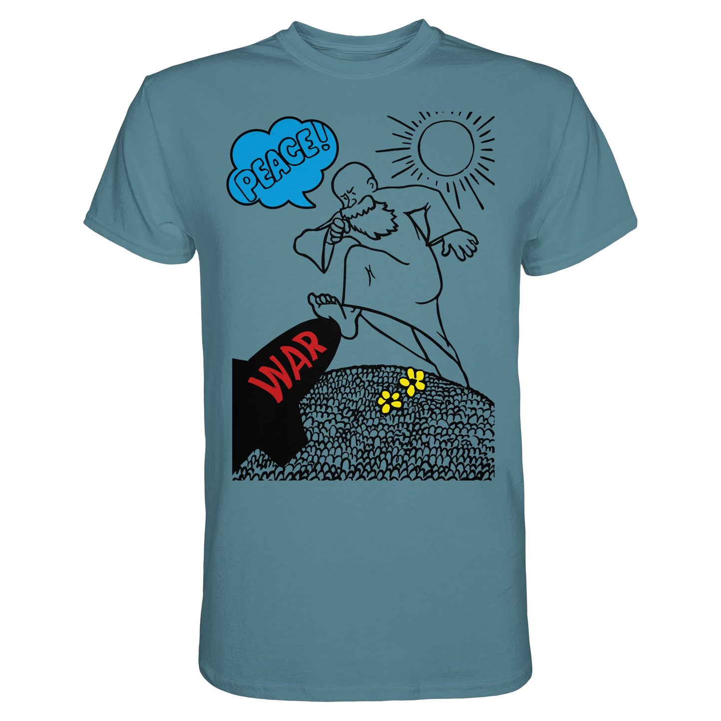DDR Ostalgie Shirt Unisex • PEACE & WAR (ORIGINAL DDR-PLAKAT)