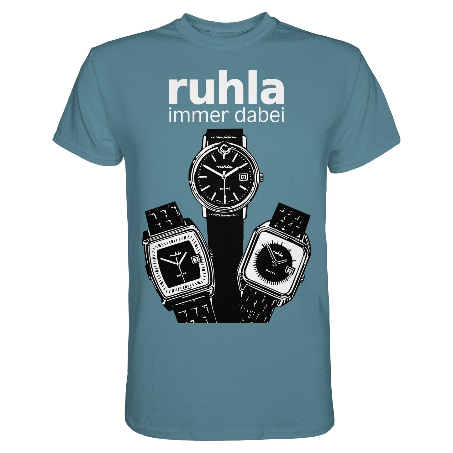 DDR Ostalgie Shirt Unisex • VEB UHRENWERK RUHLA (ORIGINAL PLAKAT)