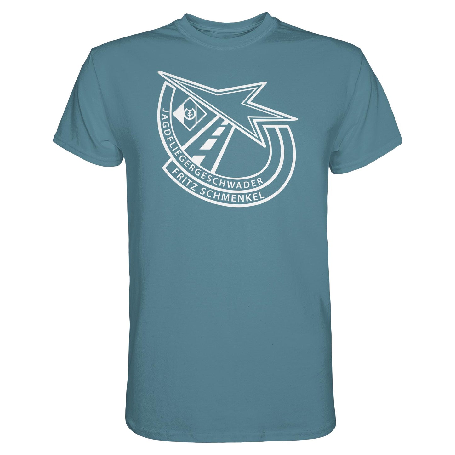 DDR Ostalgie Shirt Unisex • NVA EMBLEM - GESCHWADER FRITZ SCHMENKEL