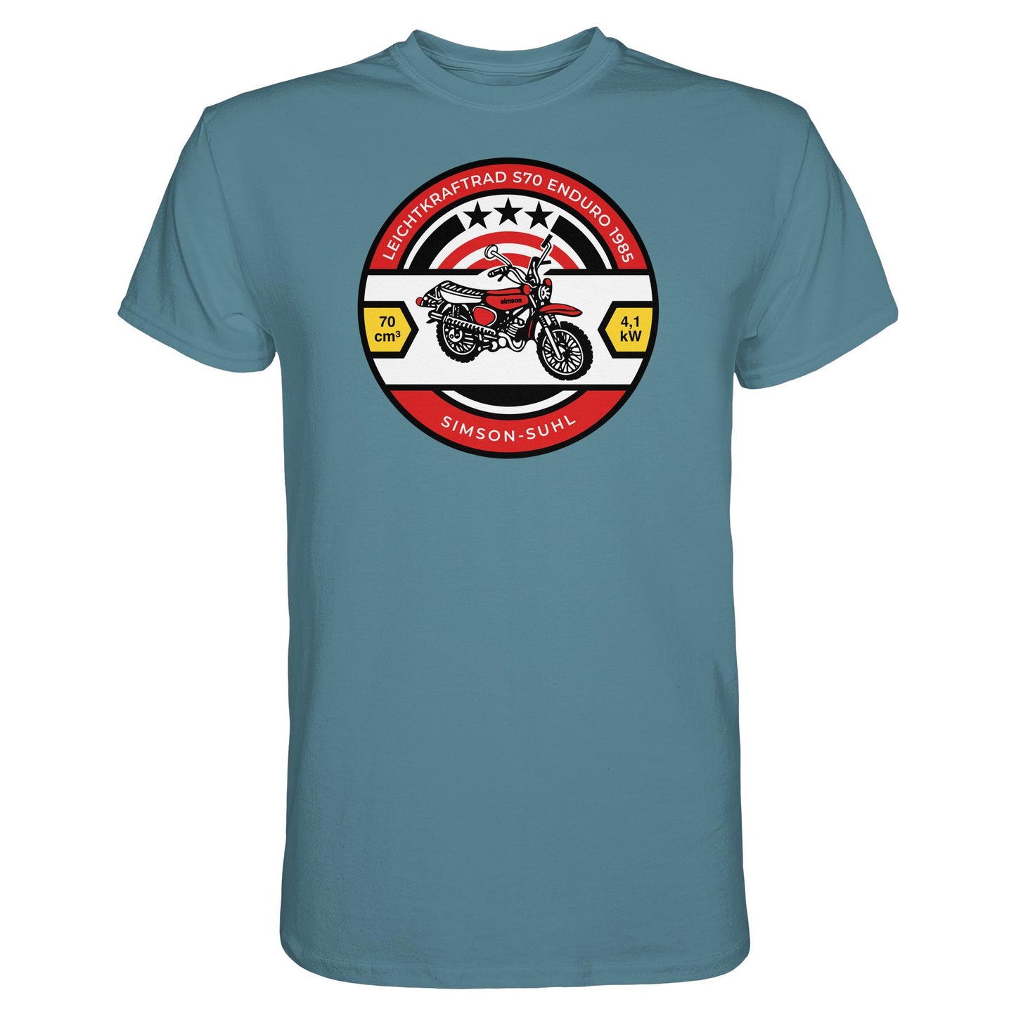 DDR Ostalgie Shirt Unisex • SIMSON S70 - ORIGINAL BIERDECKEL