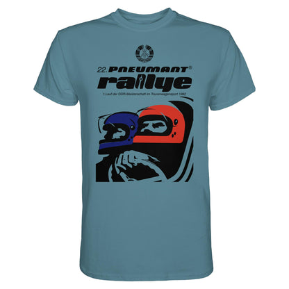 DDR Ostalgie Shirt Unisex • 22. PNEUMANT RALLYE 1982 (ORIGINAL DDR-PLAKAT)