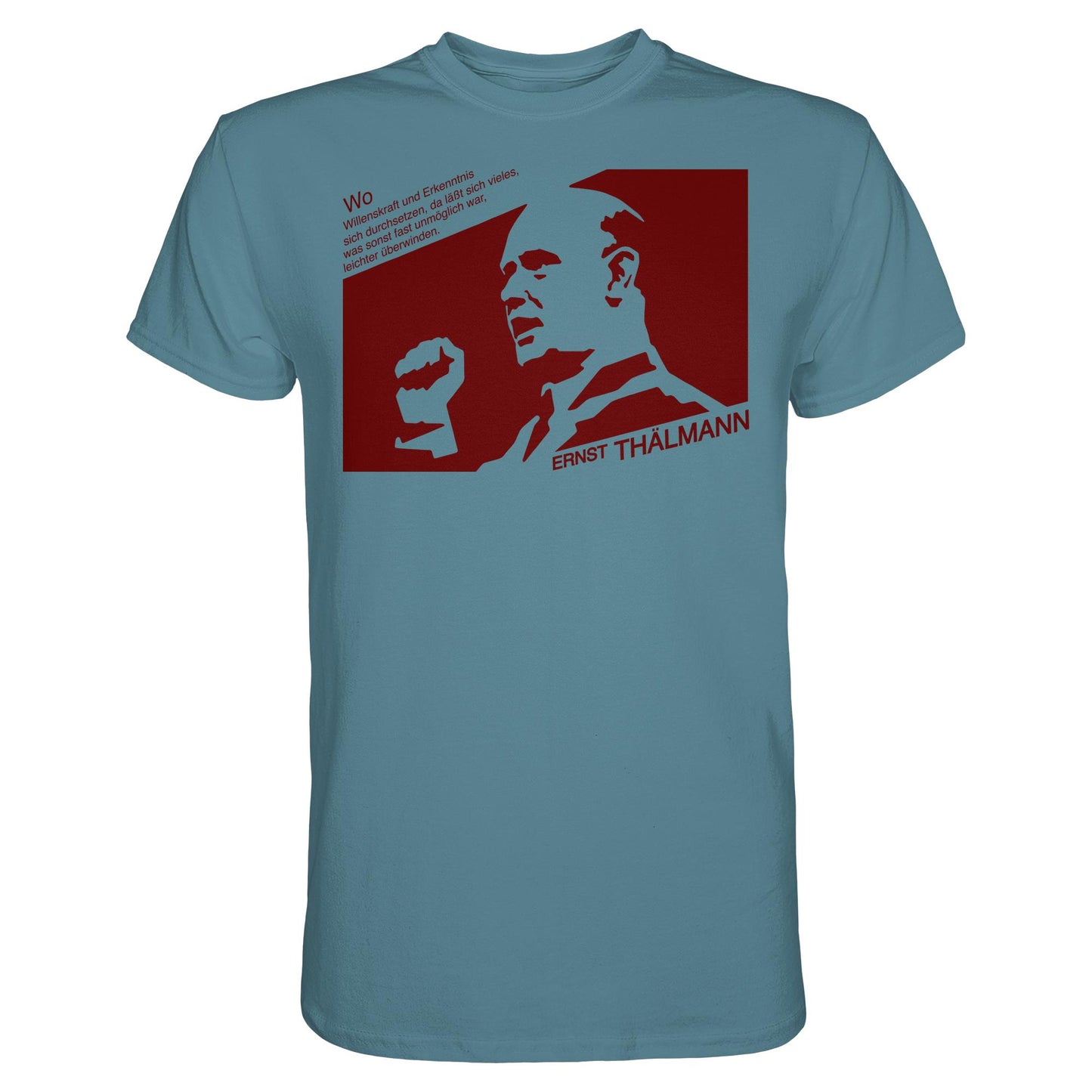 DDR Ostalgie Shirt Unisex • ERNST THÄLMANN - ORIGINAL DDR-PLAKAT