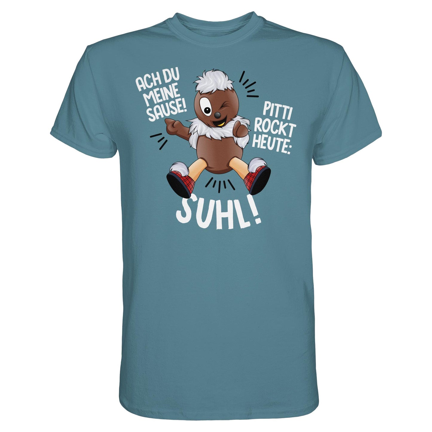 PITTI STADT-NICKI (SHIRT) • PITTI ROCKT HEUTE SUHL!