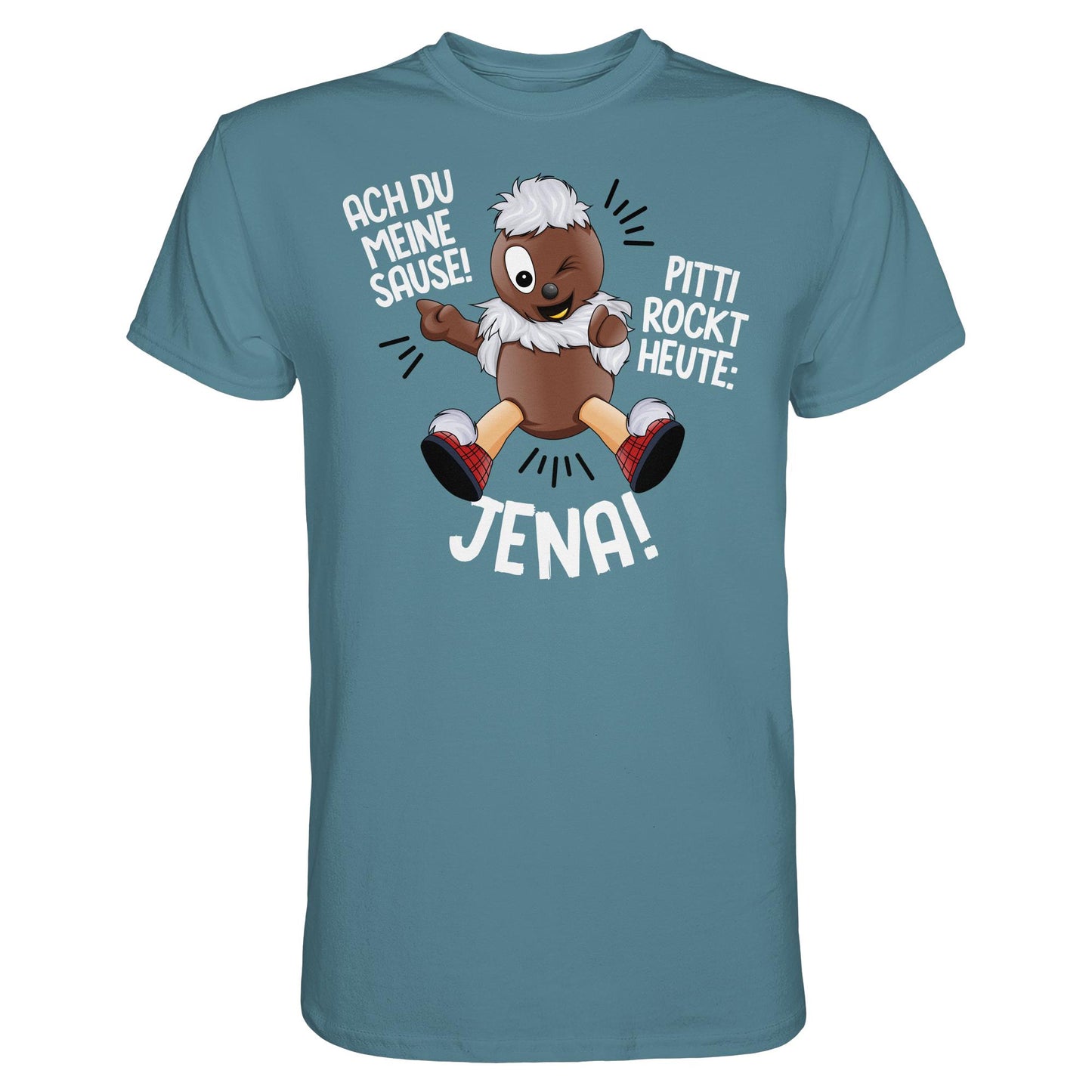 PITTI STADT-NICKI (SHIRT) • PITTI ROCKT HEUTE JENA!