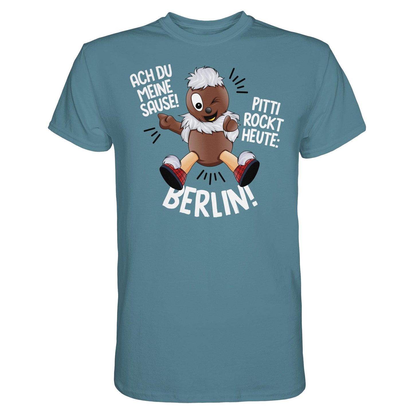 PITTI STADT-NICKI (SHIRT) • PITTI ROCKT HEUTE BERLIN!