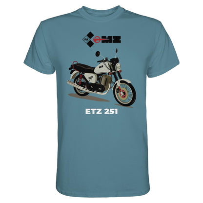 DDR Ostalgie Shirt Unisex • MZ ETZ 251 - ORIGINALWERBUNG
