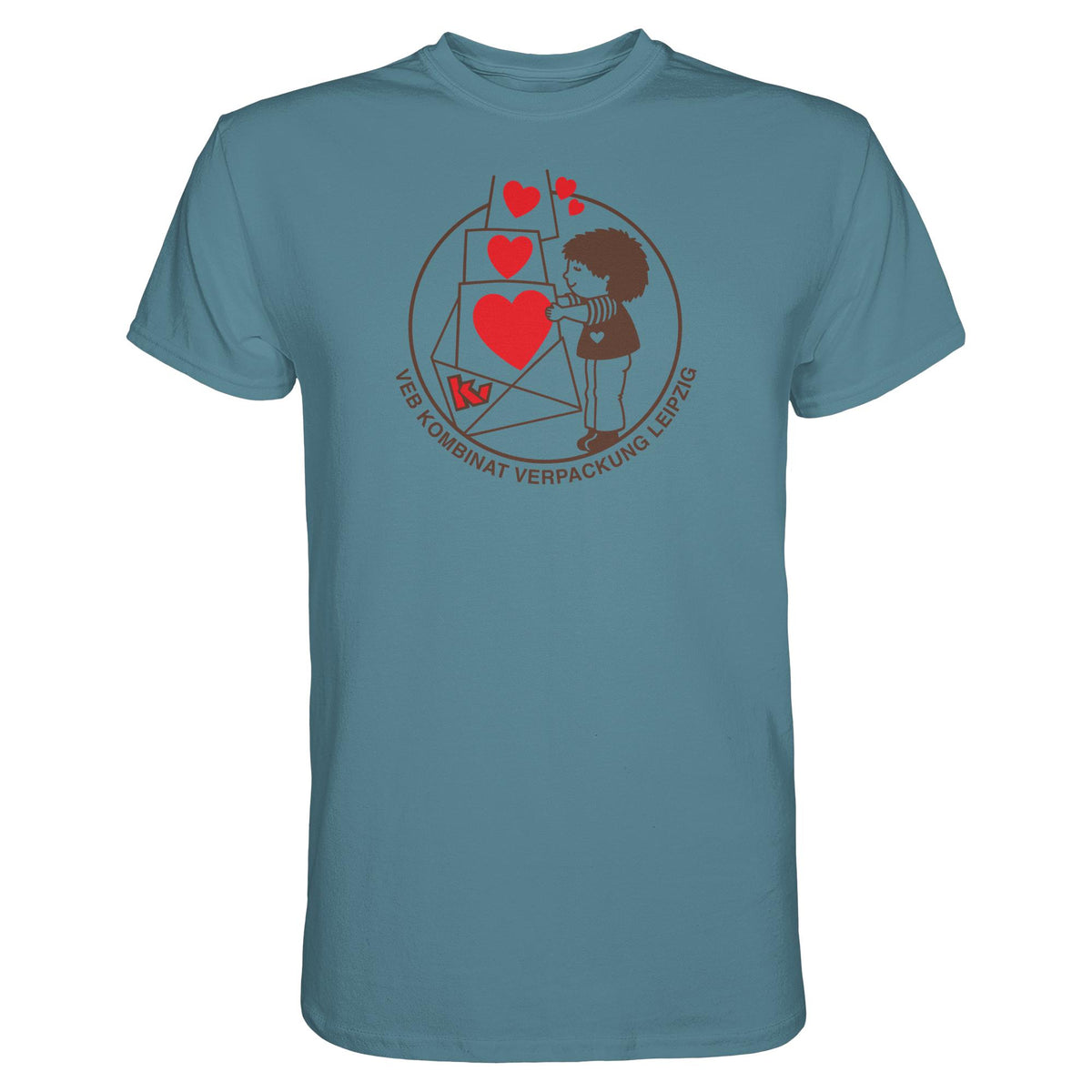 DDR Ostalgie Shirt Unisex • VEB KOMBINAT VERPACKUNG LEIPZIG