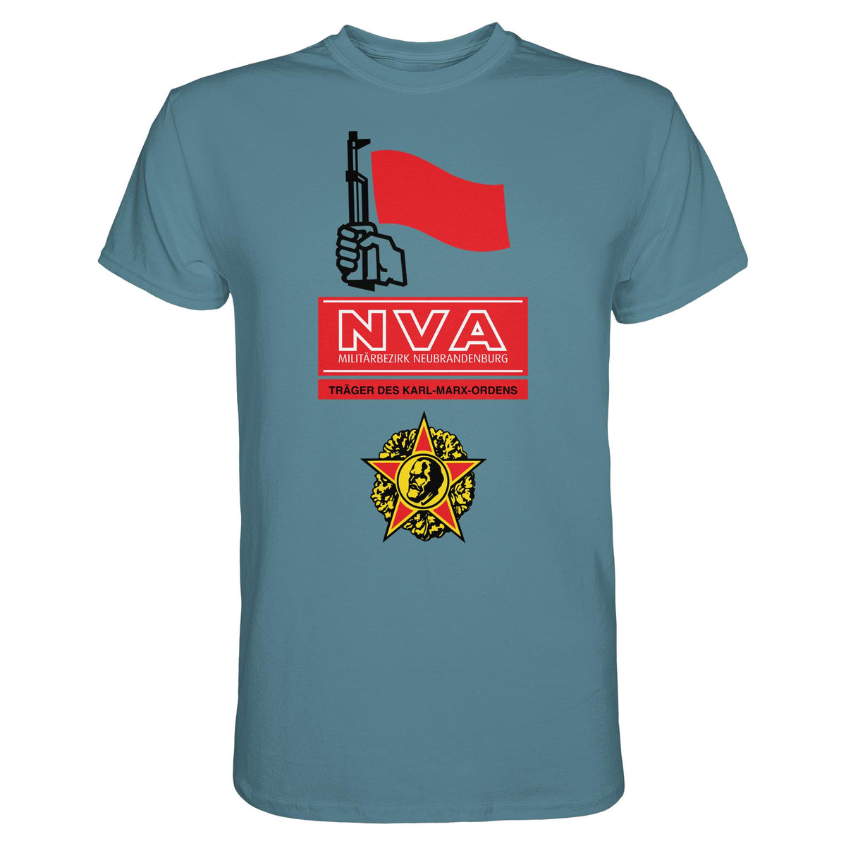 DDR Ostalgie Shirt Unisex • NVA - MILITÄRBEZIRK NEUBRANDENBURG