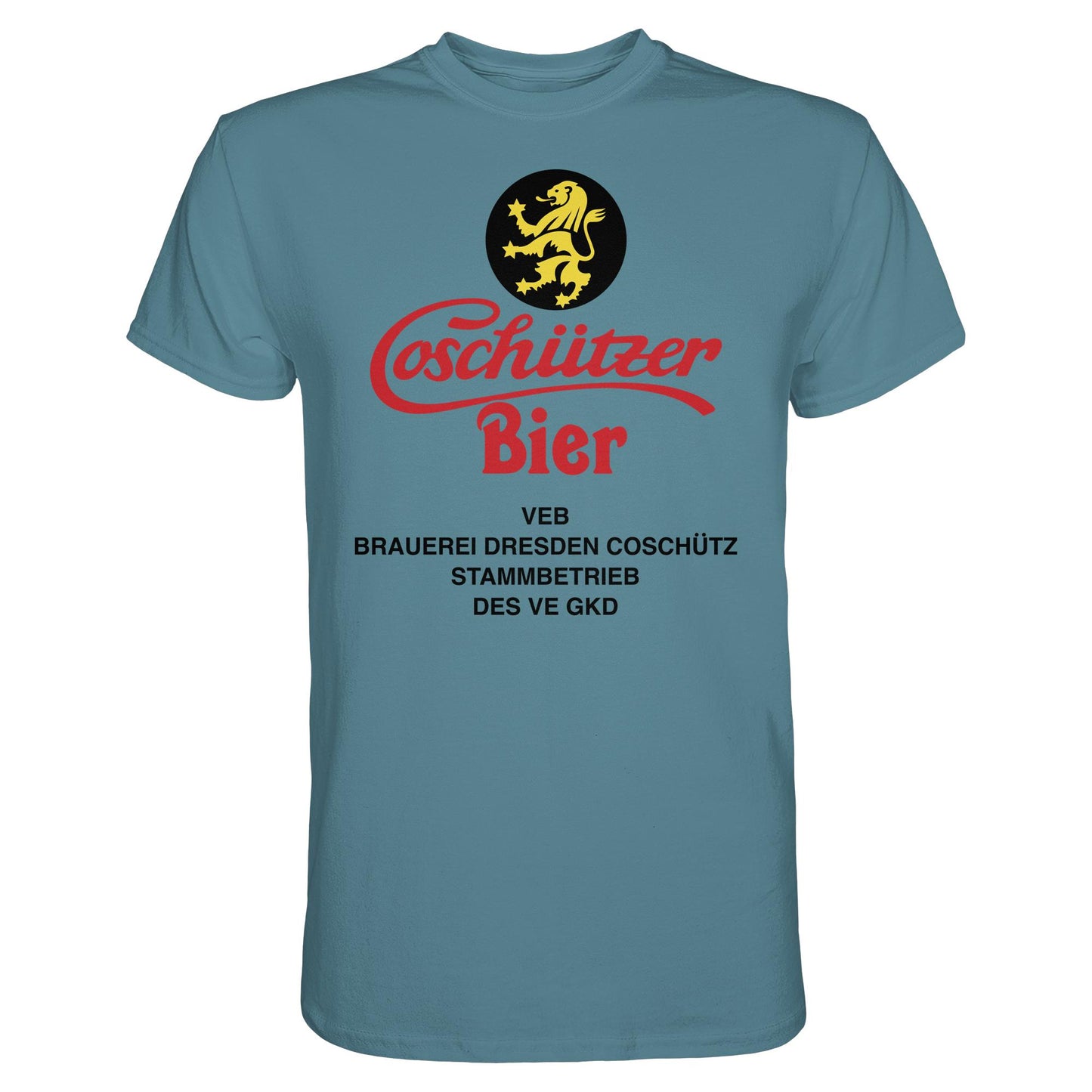 DDR Ostalgie Shirt Unisex • COSCHÜTZER BIER - VEB BRAUER DRESDEN