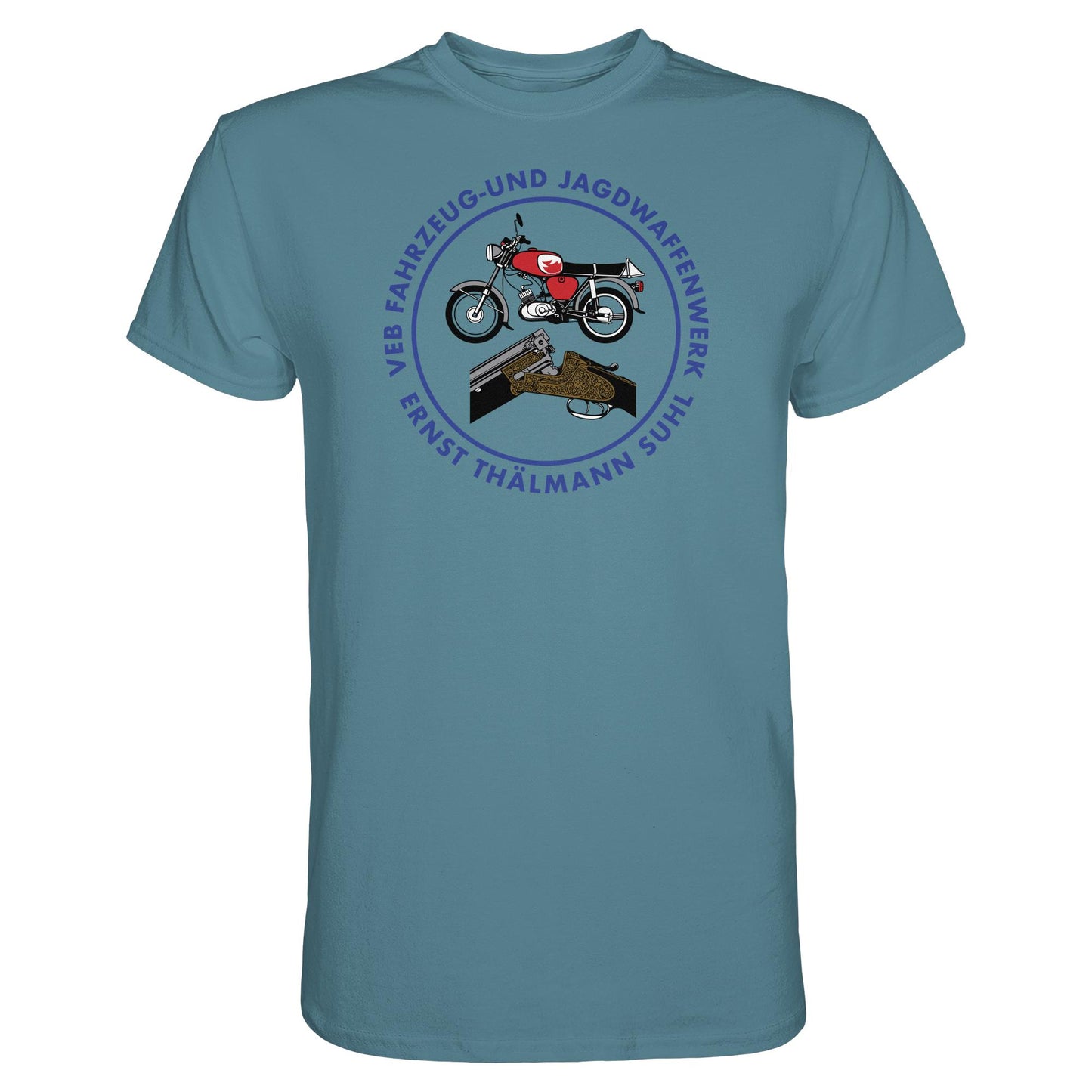 DDR Ostalgie Shirt Unisex • VEB SUHL ERNST-THÄLMANN-WERK (LOGO 1980ER) - Premium Shirt