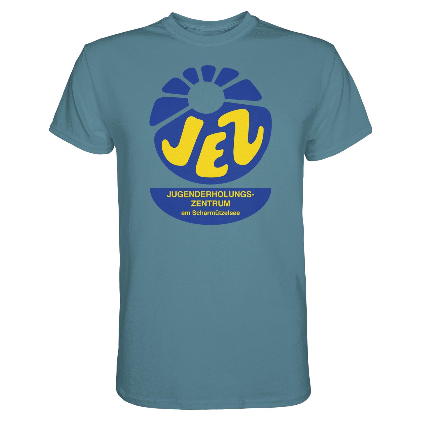 DDR Ostalgie Shirt Unisex • JEZ - JUGENDERHOLUNGSZENTRUM SCHARMÜTZELSEE