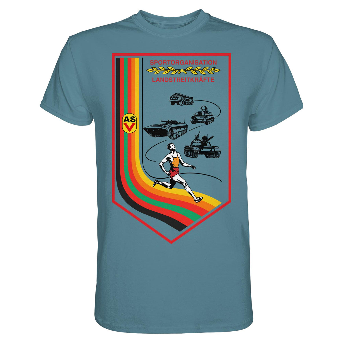 NVA ASV - SPORTORGANISATION LANDSTREITKRÄFTE | DDR Ostalgie Shirt Unisex