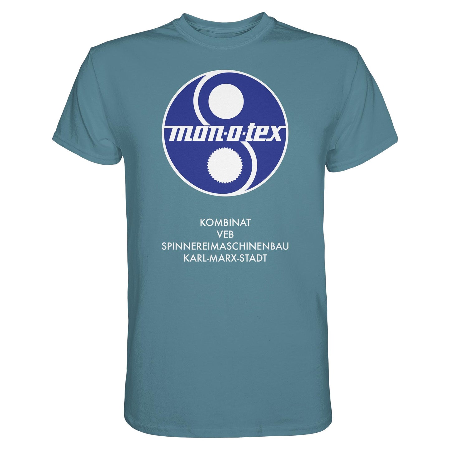 DDR Ostalgie Shirt Unisex • MONOTEX VEB KOMBINAT SPINNEREIMASCHINENBAU KARL-MARX-STADT
