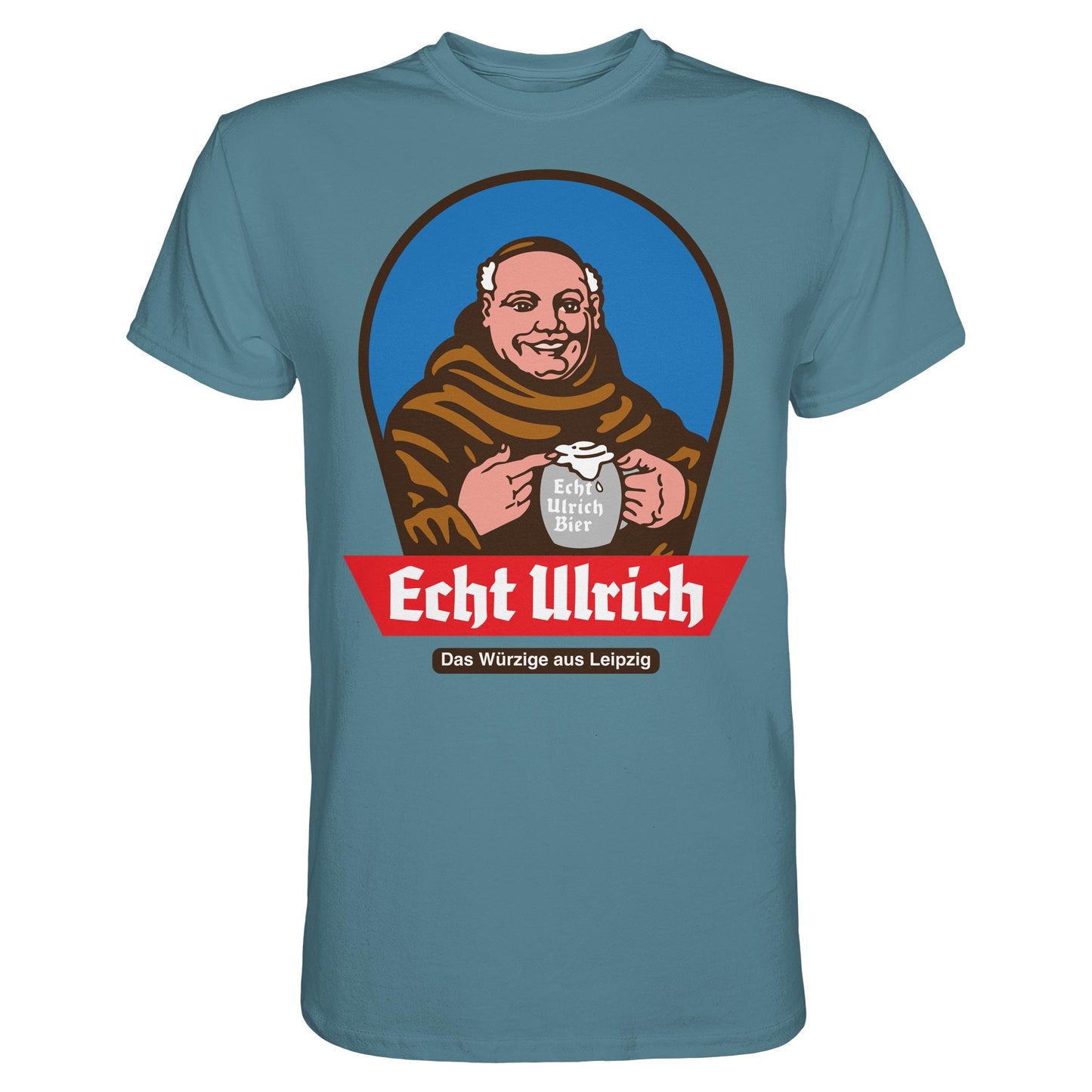 DDR Ostalgie Shirt Unisex • ECHT ULRICH BIER LEIPZIG