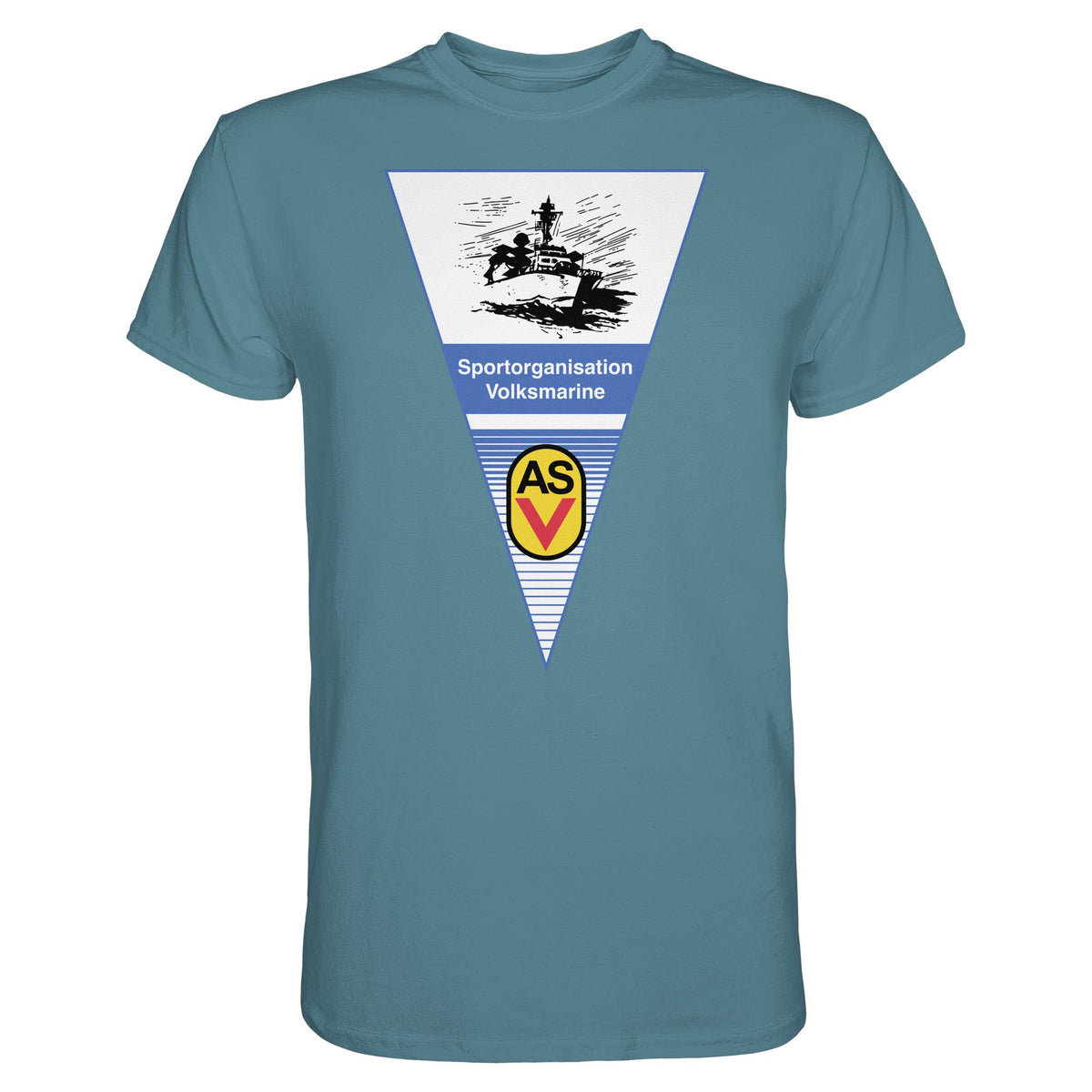 DDR Ostalgie Shirt Unisex • ASV SPORTORGANISATION VOLKSMARINE