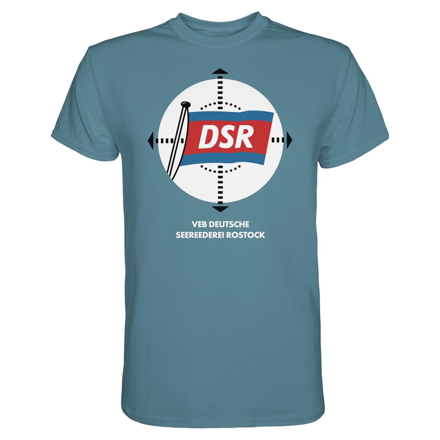 DDR Ostalgie Shirt Unisex • DSR - VEB DEUTSCHE SEEREEDEREI ROSTOCK