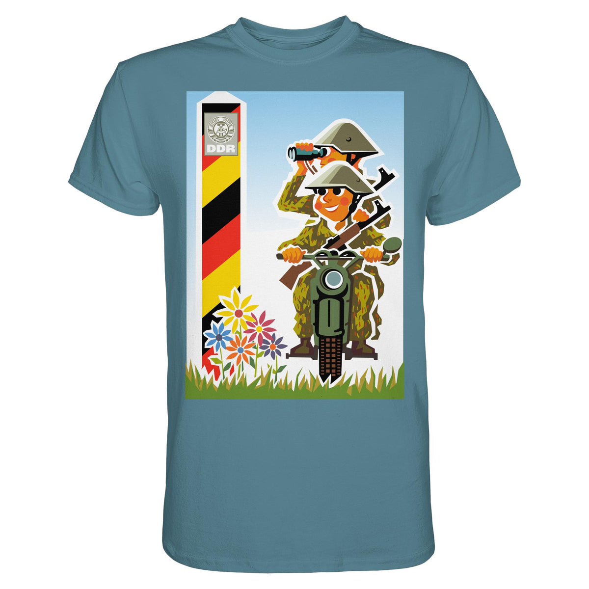 DDR Ostalgie Shirt Unisex • NVA-GRENZTRUPPEN (ORIGINAL-PLAKAT)