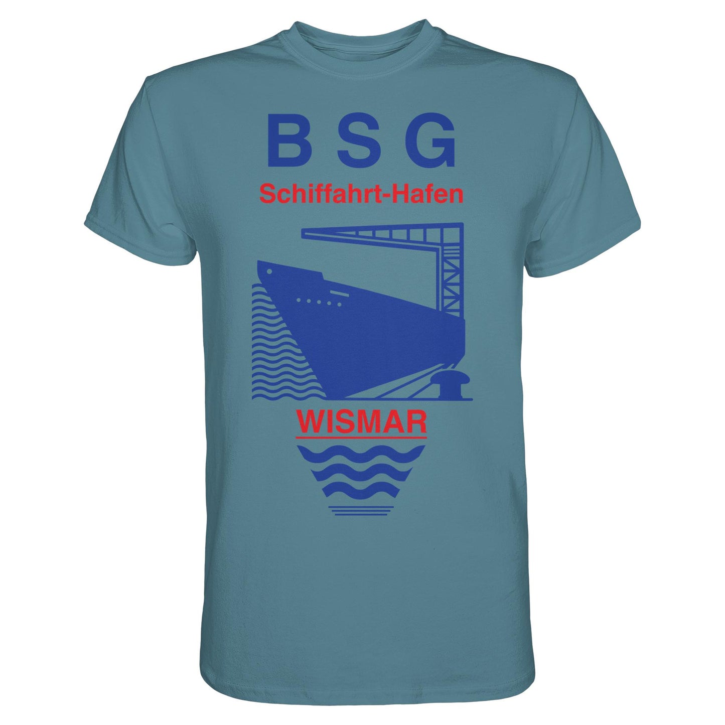DDR Ostalgie Shirt Unisex • BSG SCHIFFAHRT HAFEN WISMAR