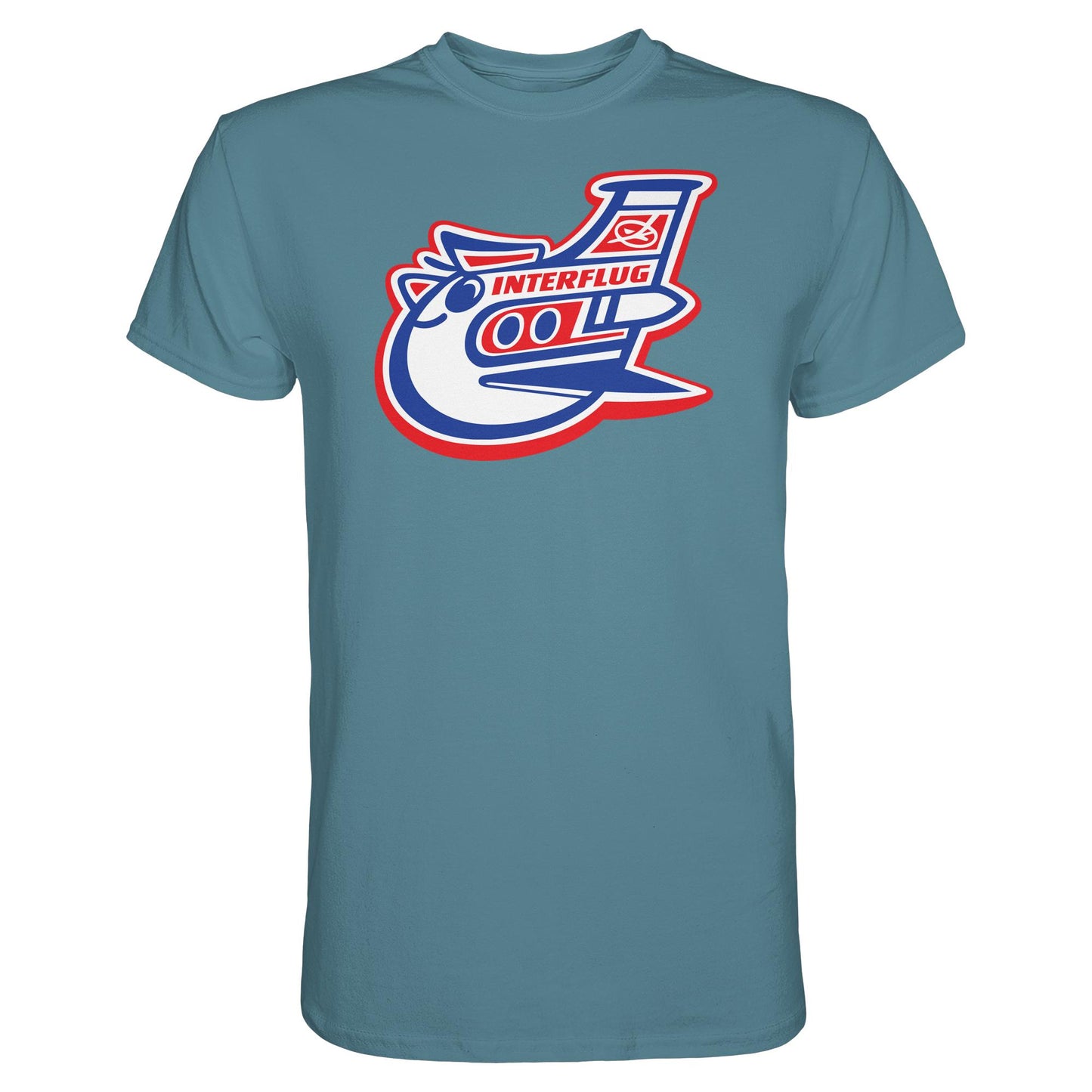 DDR Ostalgie Shirt Unisex • INTERFLUG (ORIGINAL PIN)