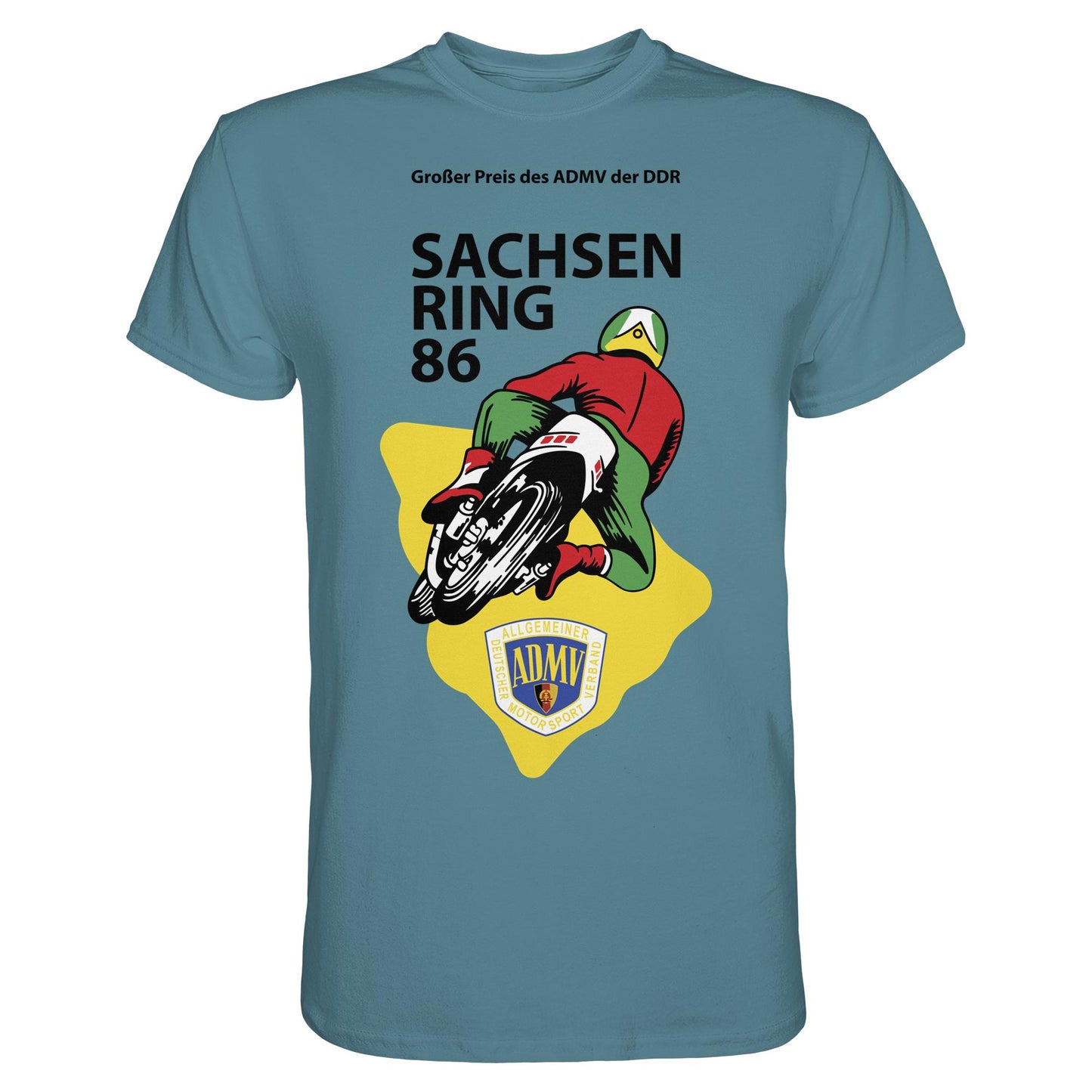 DDR Ostalgie Shirt Unisex • GROSSER PREIS DER DDR - SACHSENRING 1986