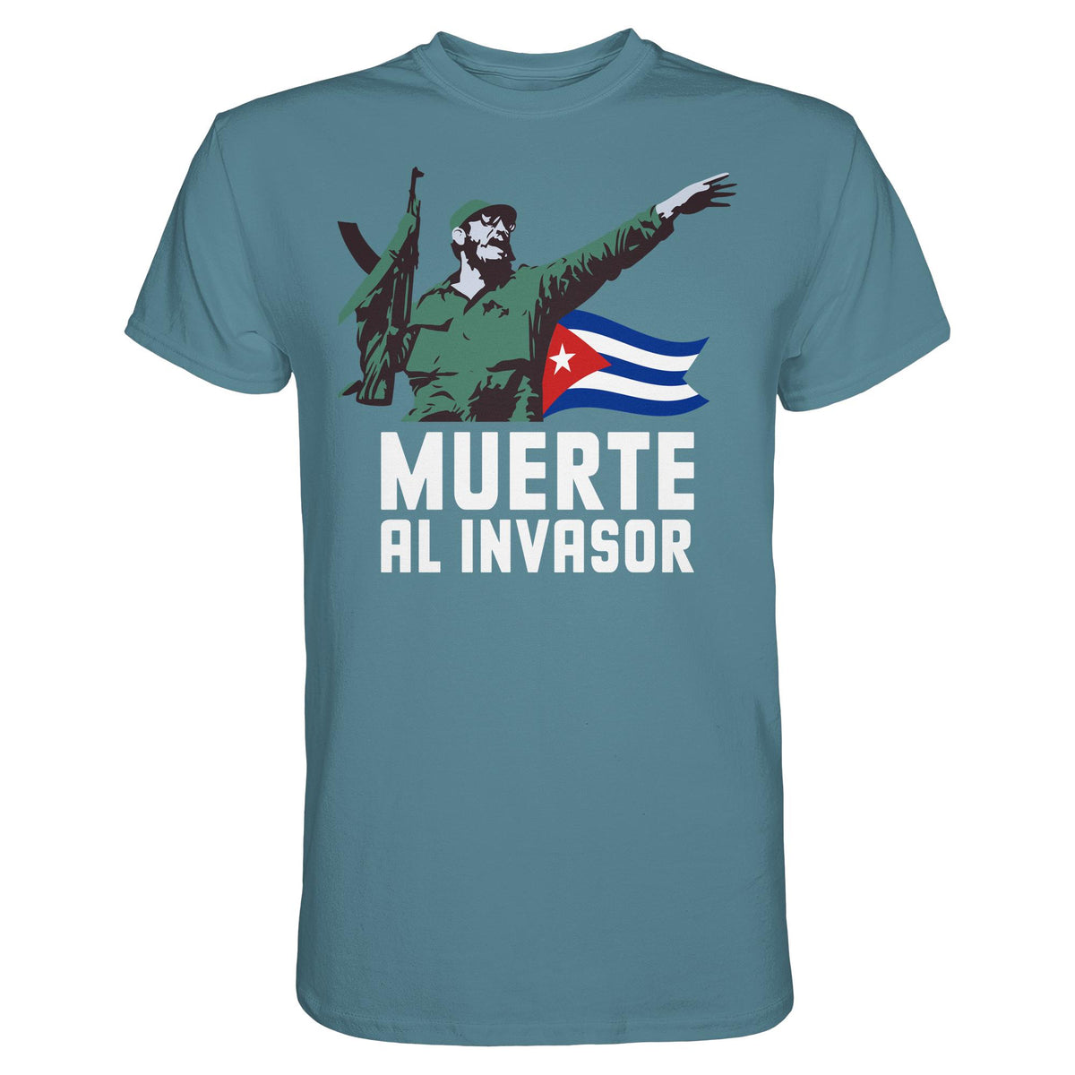 DDR Ostalgie Shirt Unisex • KUBA - MUERTE AL INVASOR