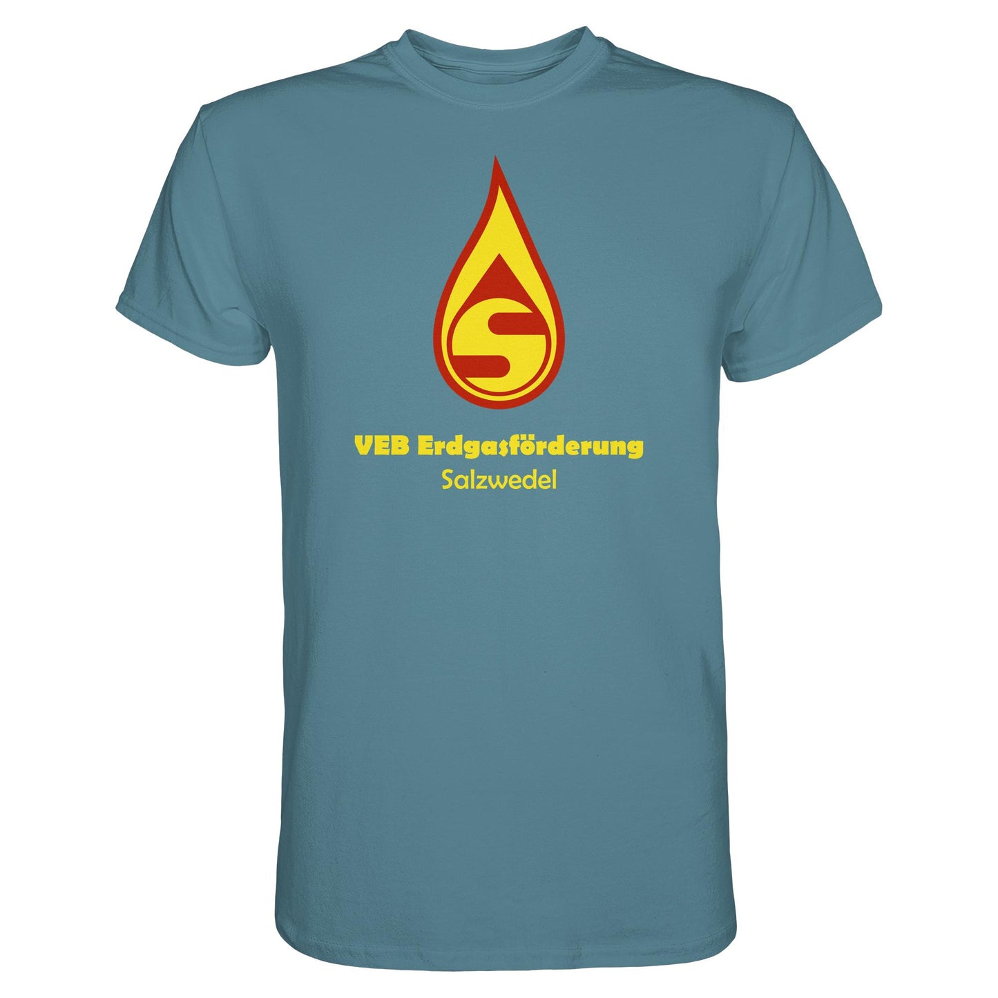 DDR Ostalgie Shirt Unisex • VEB ERDGASFÖRDERUNG SALZWEDEL