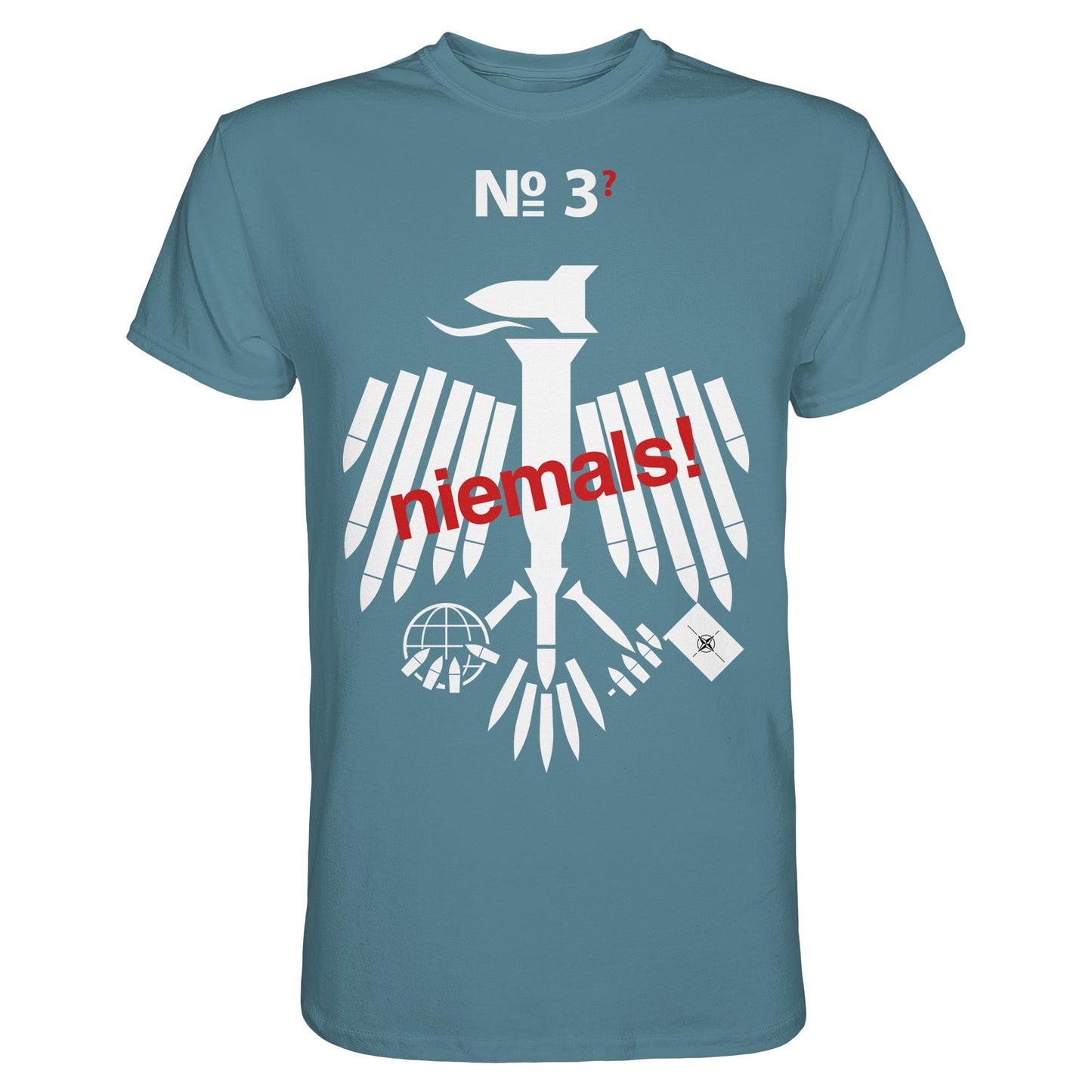 DDR Ostalgie Shirt Unisex • 3. WELTKRIEG NIEMALS! ANTI-NATO (ORIGINAL POSTER)