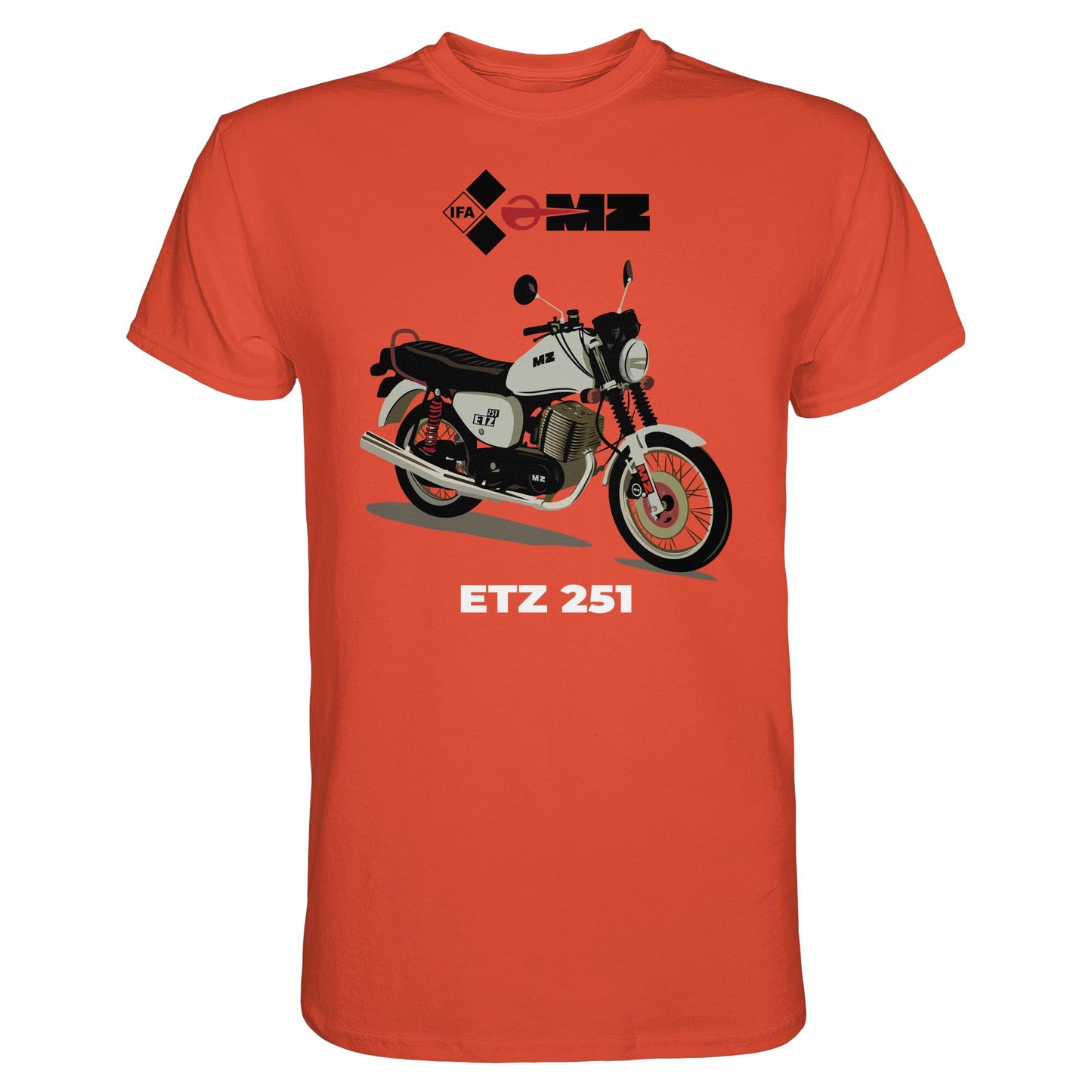 DDR Ostalgie Shirt Unisex • MZ ETZ 251 - ORIGINALWERBUNG