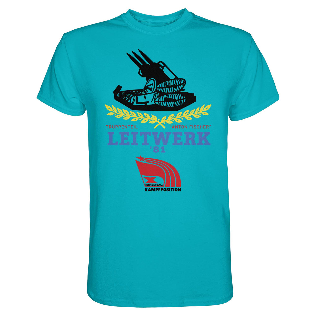 DDR Ostalgie Shirt Unisex • LEITWERK 81, TRUPPENTEIL ANTON FISCHER