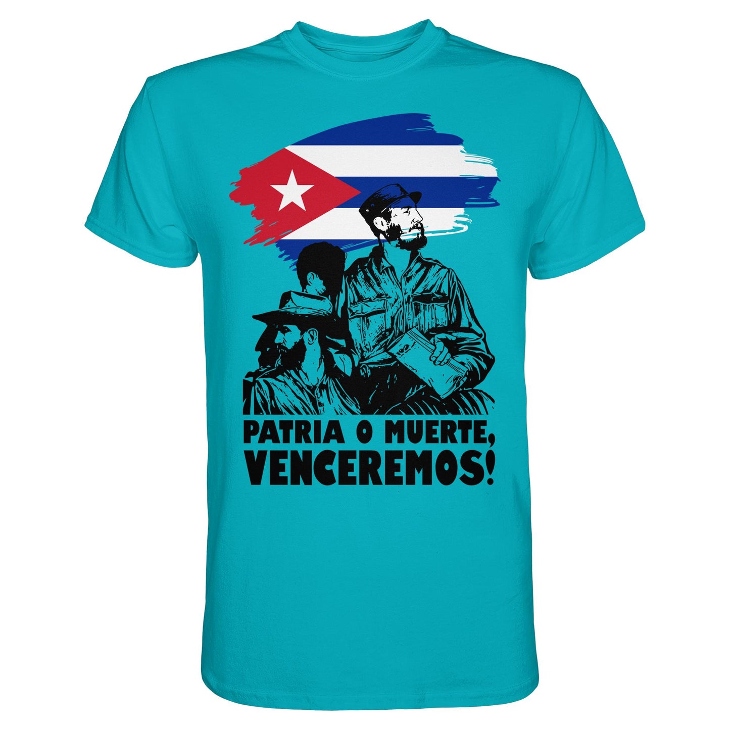 DDR Ostalgie Shirt Unisex • KUBA - PATRIA O MUERTE, VENCEREMOS! (ORIGINAL PLAKAT)