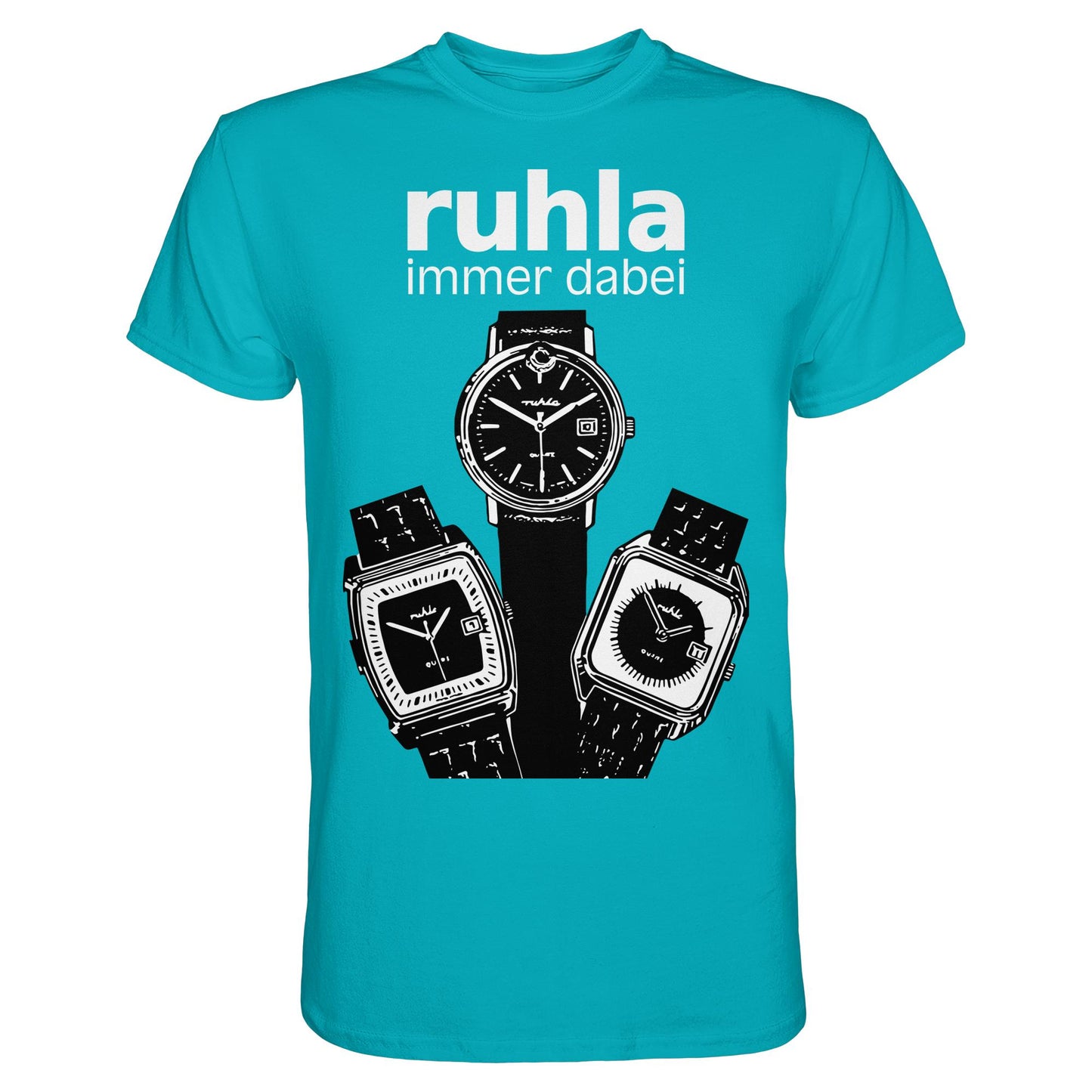 DDR Ostalgie Shirt Unisex • VEB UHRENWERK RUHLA (ORIGINAL PLAKAT)