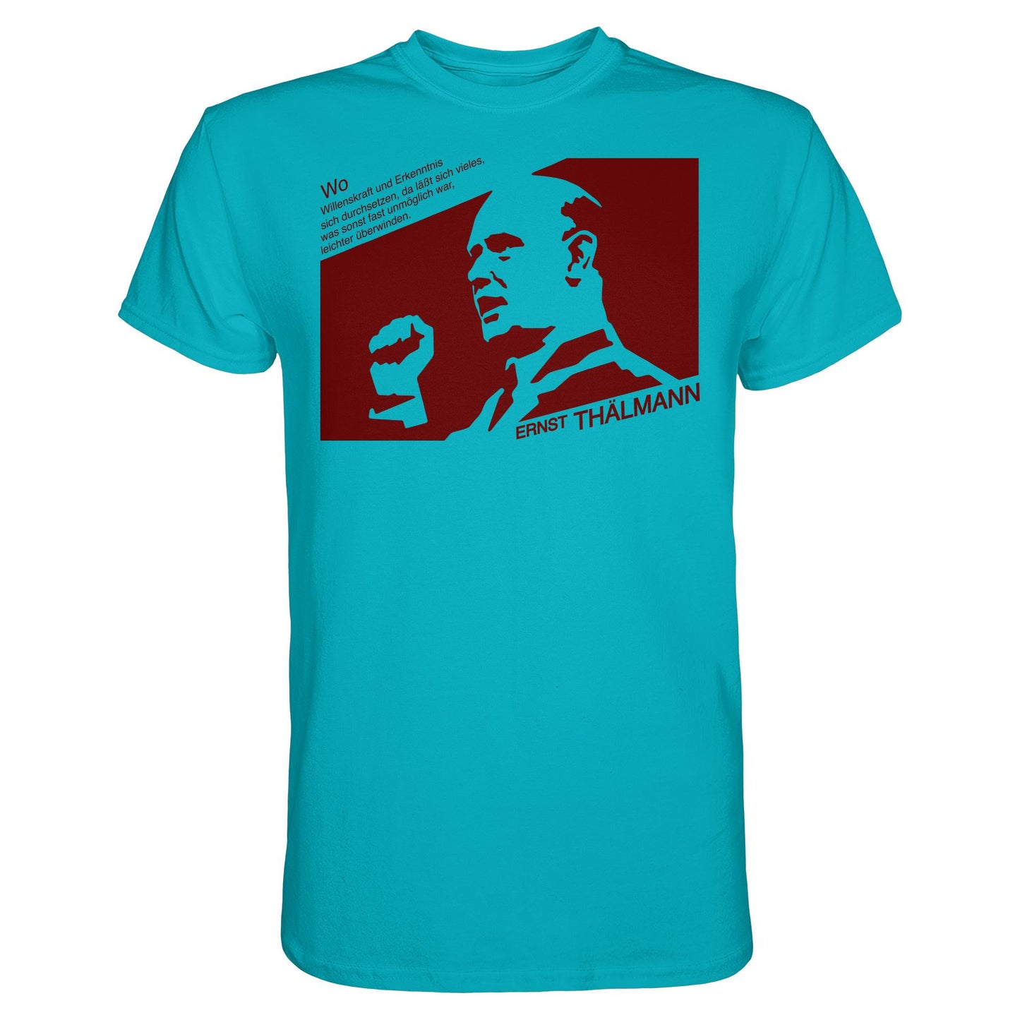 DDR Ostalgie Shirt Unisex • ERNST THÄLMANN - ORIGINAL DDR-PLAKAT