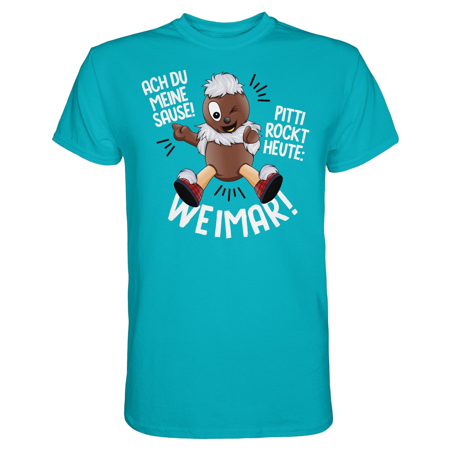 PITTI STADT-NICKI (SHIRT) • PITTI ROCKT HEUTE WEIMAR!