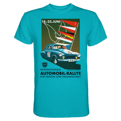 DDR Ostalgie Shirt Unisex • INTERNATIONALE RALLYE WARTBURG 1961 (ORIGINAL-PLAKAT)