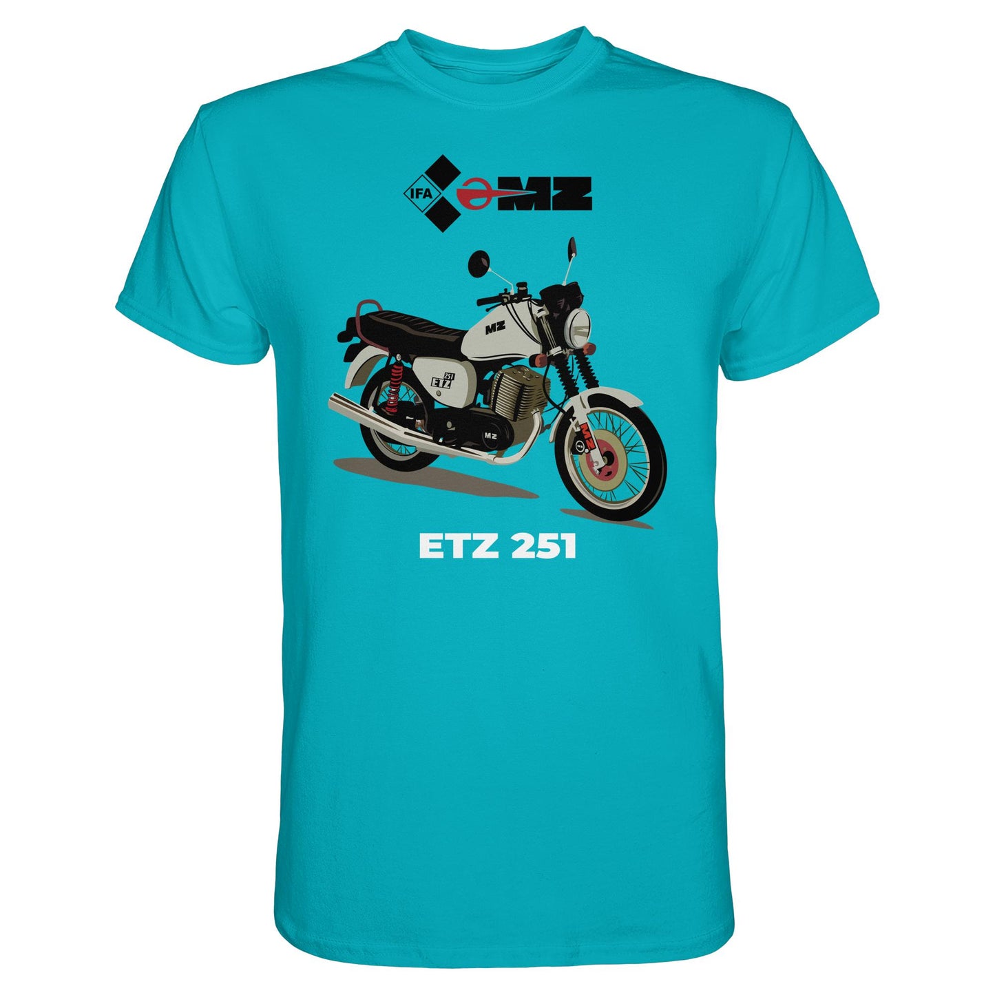 DDR Ostalgie Shirt Unisex • MZ ETZ 251 - ORIGINALWERBUNG