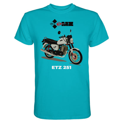 DDR Ostalgie Shirt Unisex • MZ ETZ 251 - ORIGINALWERBUNG