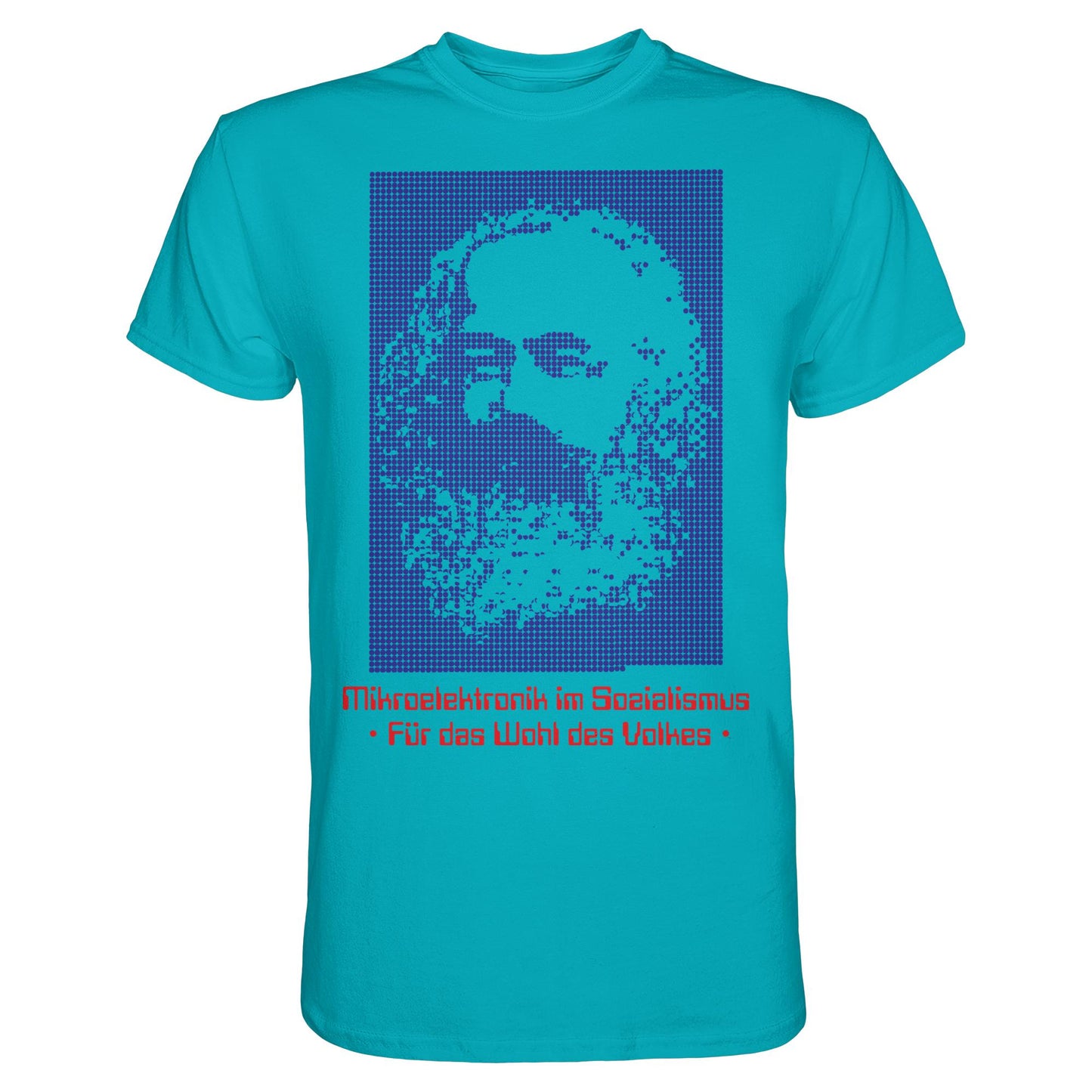 DDR Ostalgie Shirt Unisex • DDR MIKROELEKTRONIK FÜR DAS WOHL DES VOLKES (ORIGINAL POSTER)