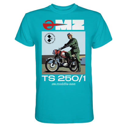 DDR Ostalgie Shirt Unisex • MZ TS 250 (ORIGINAL DDR-PLAKAT)