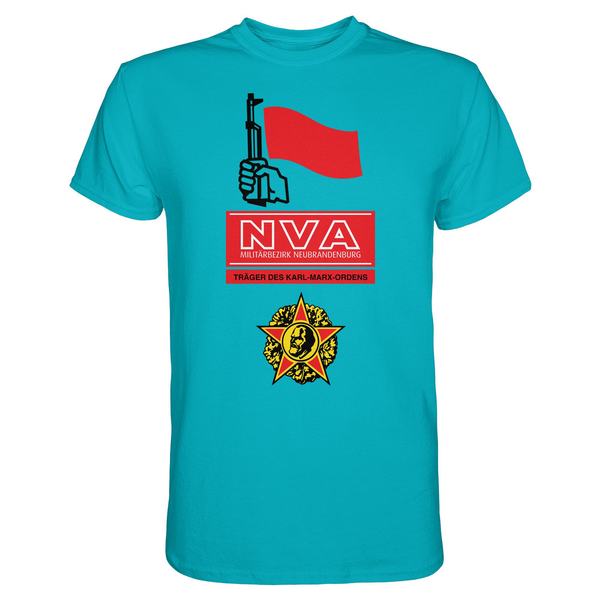 DDR Ostalgie Shirt Unisex • NVA - MILITÄRBEZIRK NEUBRANDENBURG