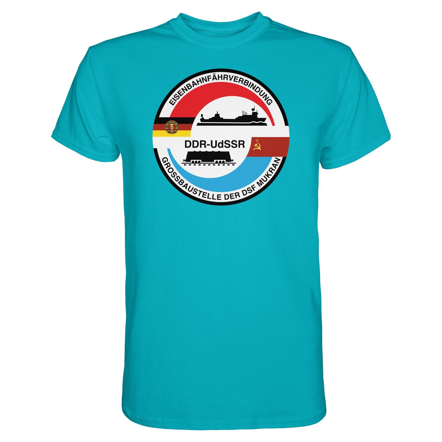 DDR Ostalgie Shirt Unisex • GROSSBAUSTELLE DER DSF MUKRAN
