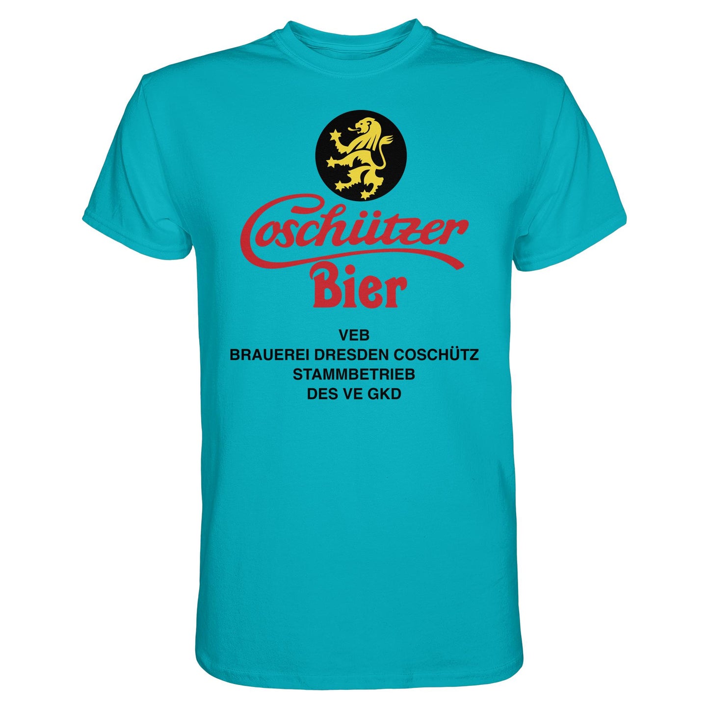 DDR Ostalgie Shirt Unisex • COSCHÜTZER BIER - VEB BRAUER DRESDEN